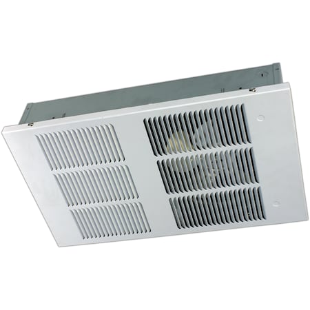 King Electric Lpw Ceiling Heater 120V 2750W W/Tp Heat/Fan/Off Disconnect Switch, White LPW1227C-W